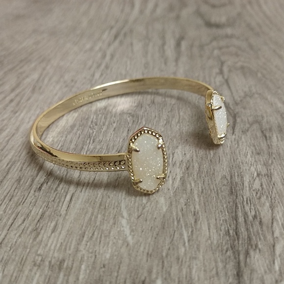 Kendra Scott Jewelry - Kendra Scott Iridescent Drusy Elton Cuff Bracelet